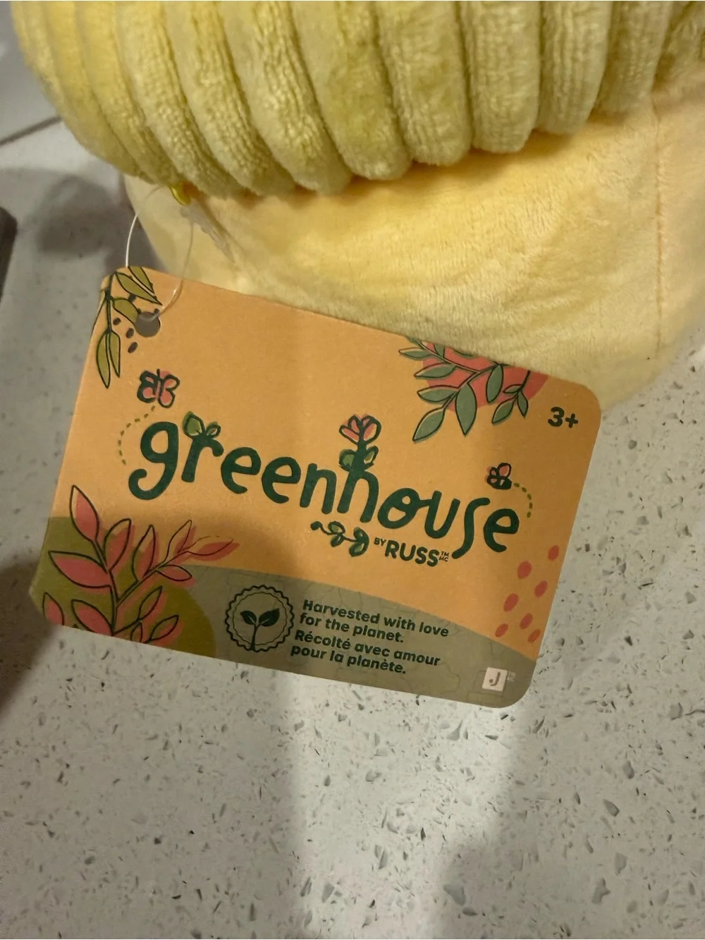 Plush Yellow Lemon Greenhouse by Russ